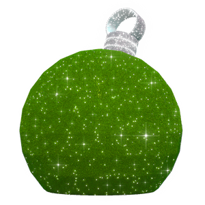 3D Medium Green Ornament - 4.6ft - artistic-holiday-designs