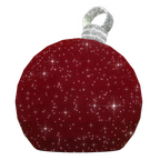 3D Medium Red Ornament - 4.6ft - artistic-holiday-designs