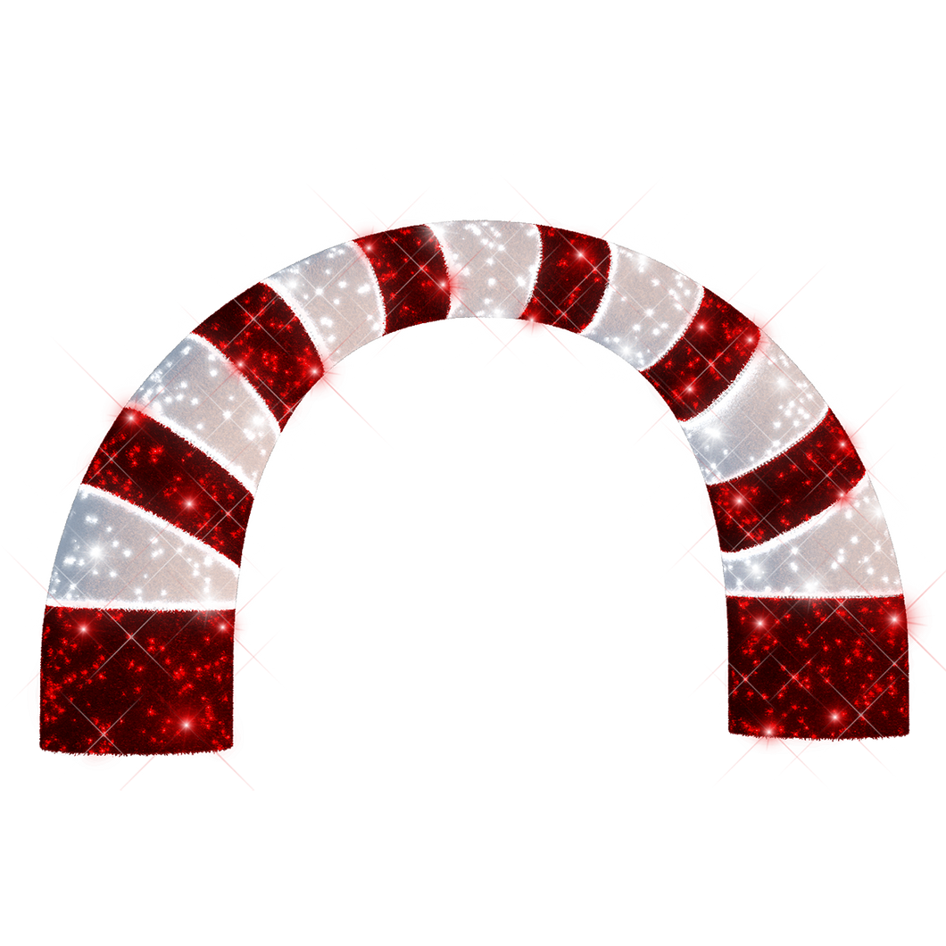 Candy Cane Arch - 11.15ft - artistic-holiday-designs