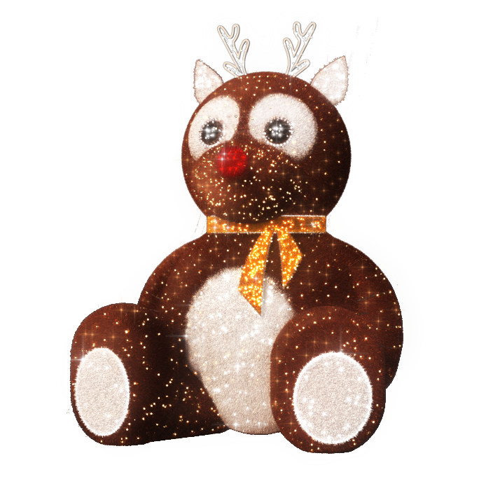 3D Rudolph - 10.8ft - artistic-holiday-designs