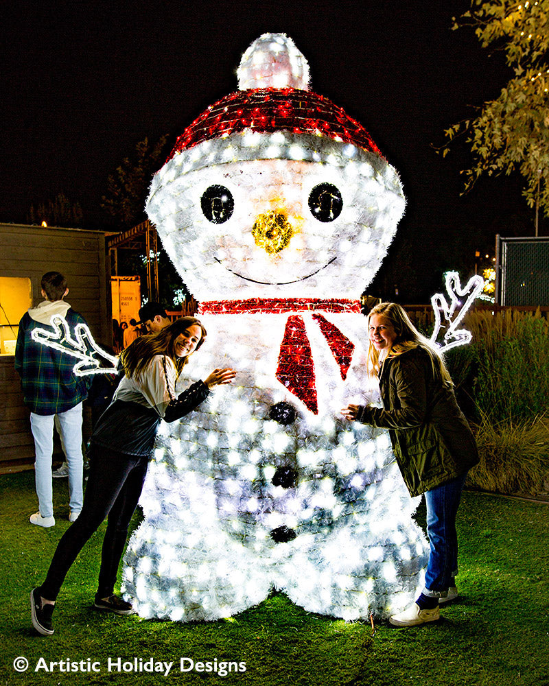 3D Snowman - 10.49ft