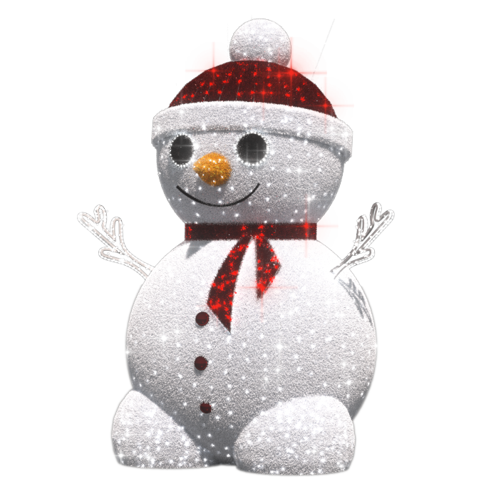 3D Snowman - 10.82ft - artistic-holiday-designs