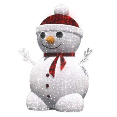 3D Snowman - 10.82ft - artistic-holiday-designs