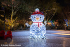 3D Snowman - 10.49ft