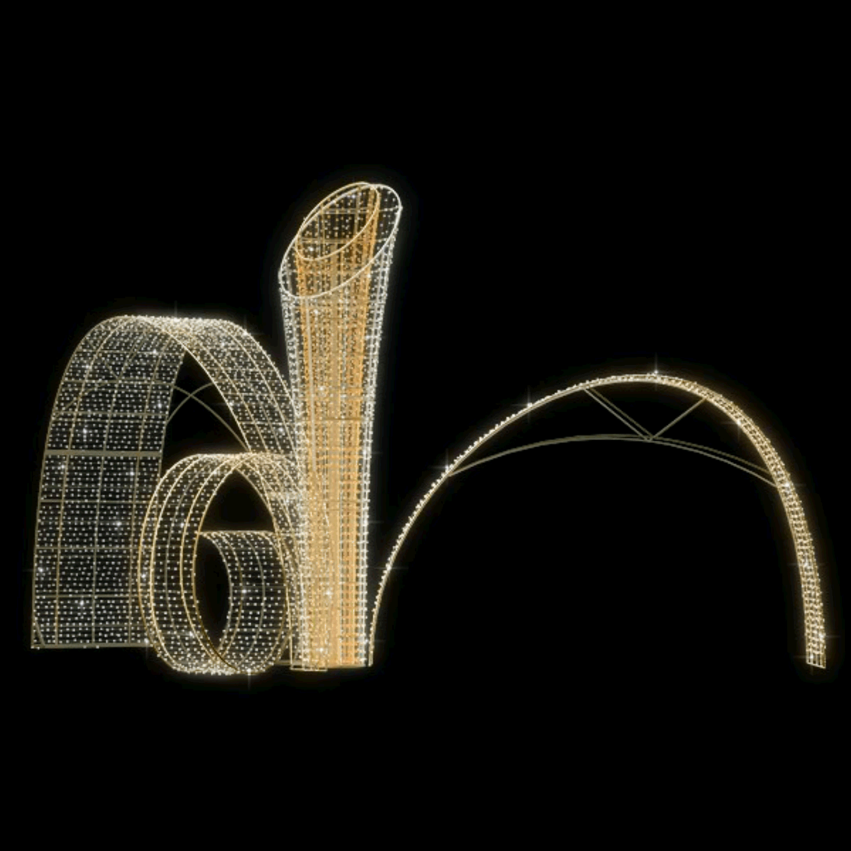 Animated Abstract Sylma Display - 19.68ft