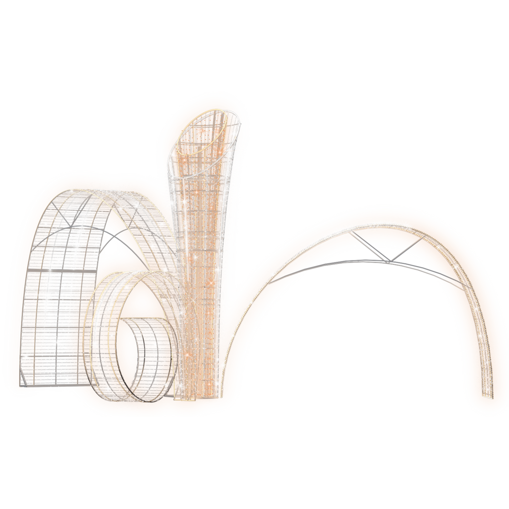 Animated Abstract Sylma Display - 19.68ft