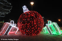 3D Large Red Ornament - 7.8ft