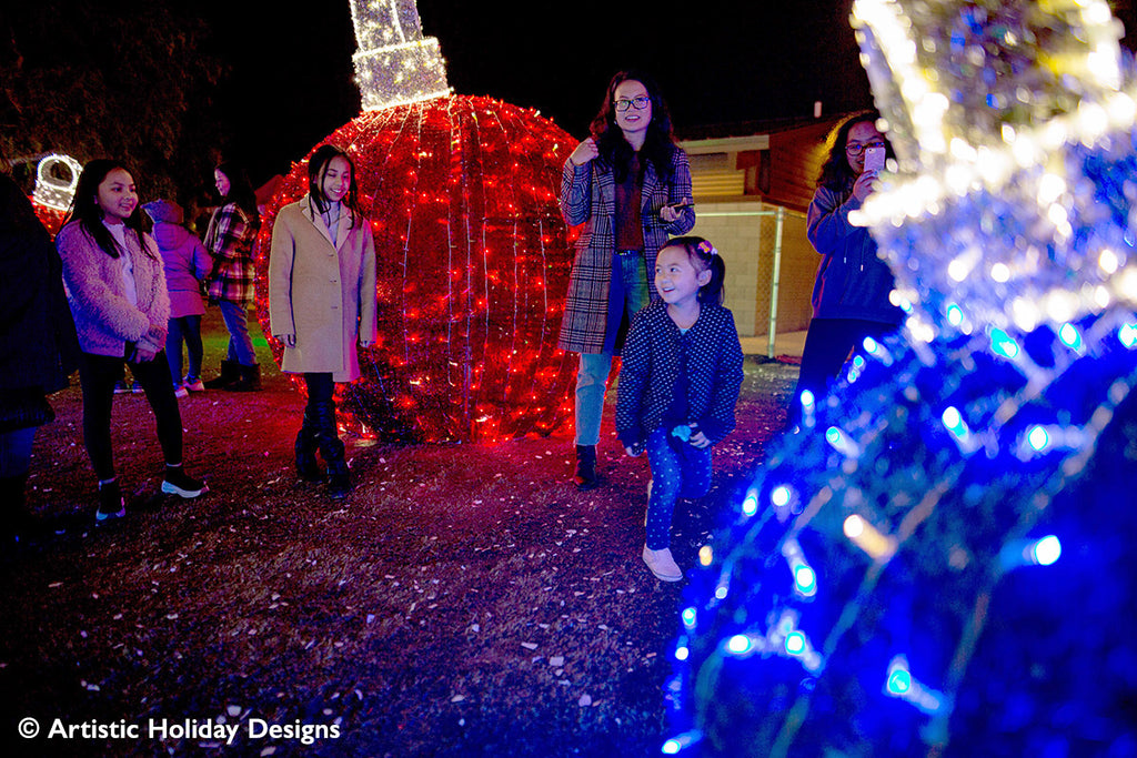 3D Large Red Ornament - 7.8ft