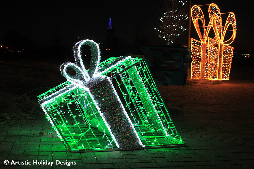 3D Giftbox - Green - 3.28ft