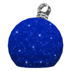 3D Large Blue Ornament - 7.8ft