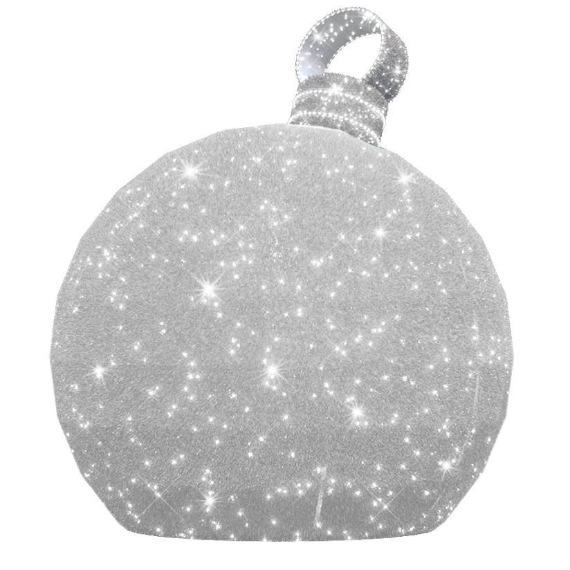 3D Extra Large White Ornament - 11ft