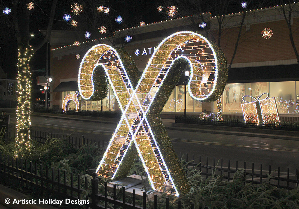 Majestic Gold Candy Cane - 6.3ft