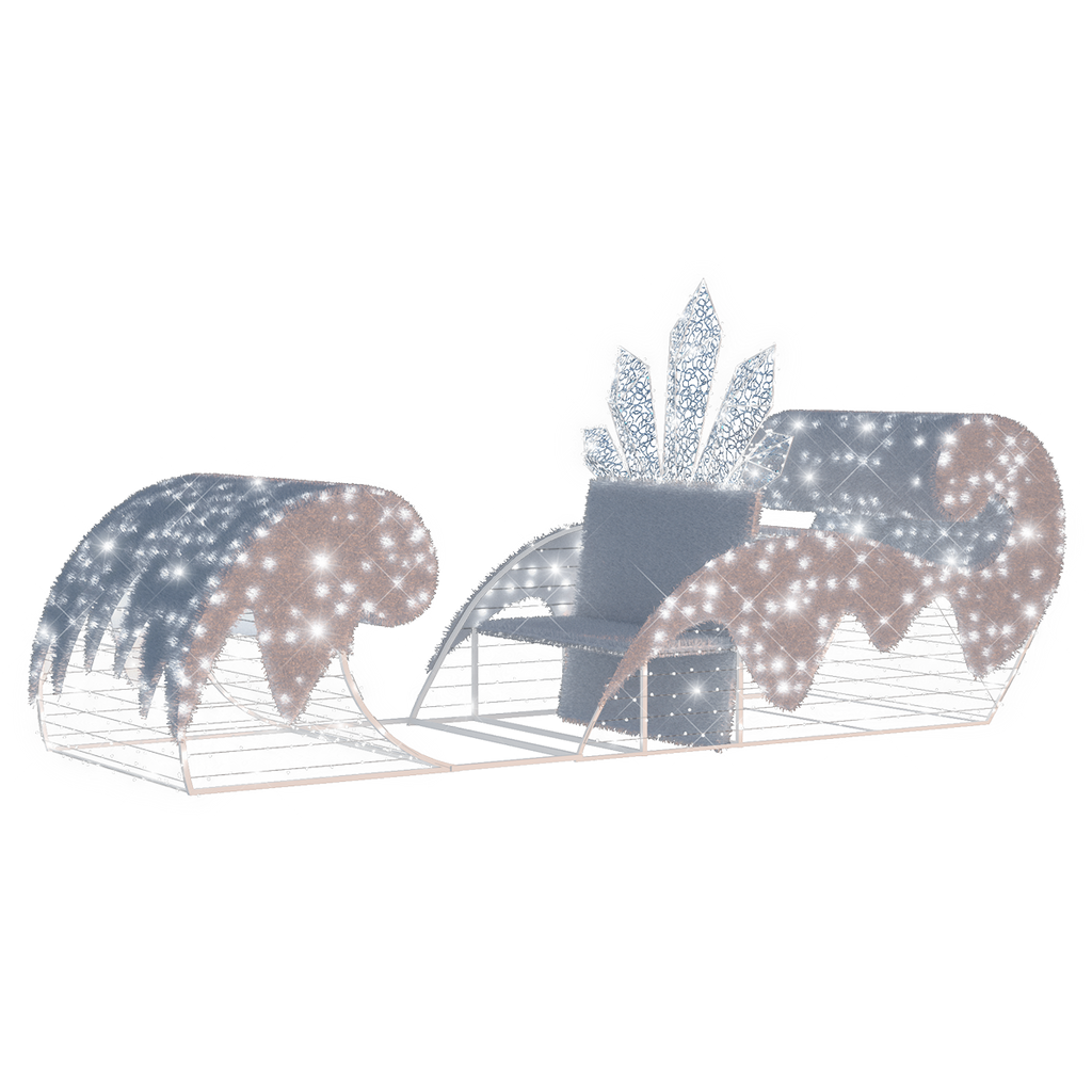 Frozen Sit in Sleigh - 6.13ft - artistic-holiday-designs