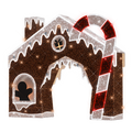 Gingerbread House Arch - 16ft - artistic-holiday-designs