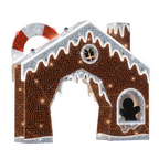 Gingerbread House Arch - 16ft - artistic-holiday-designs