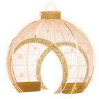 Walk thru, Sit in Ornament (gold) - 14.76ft