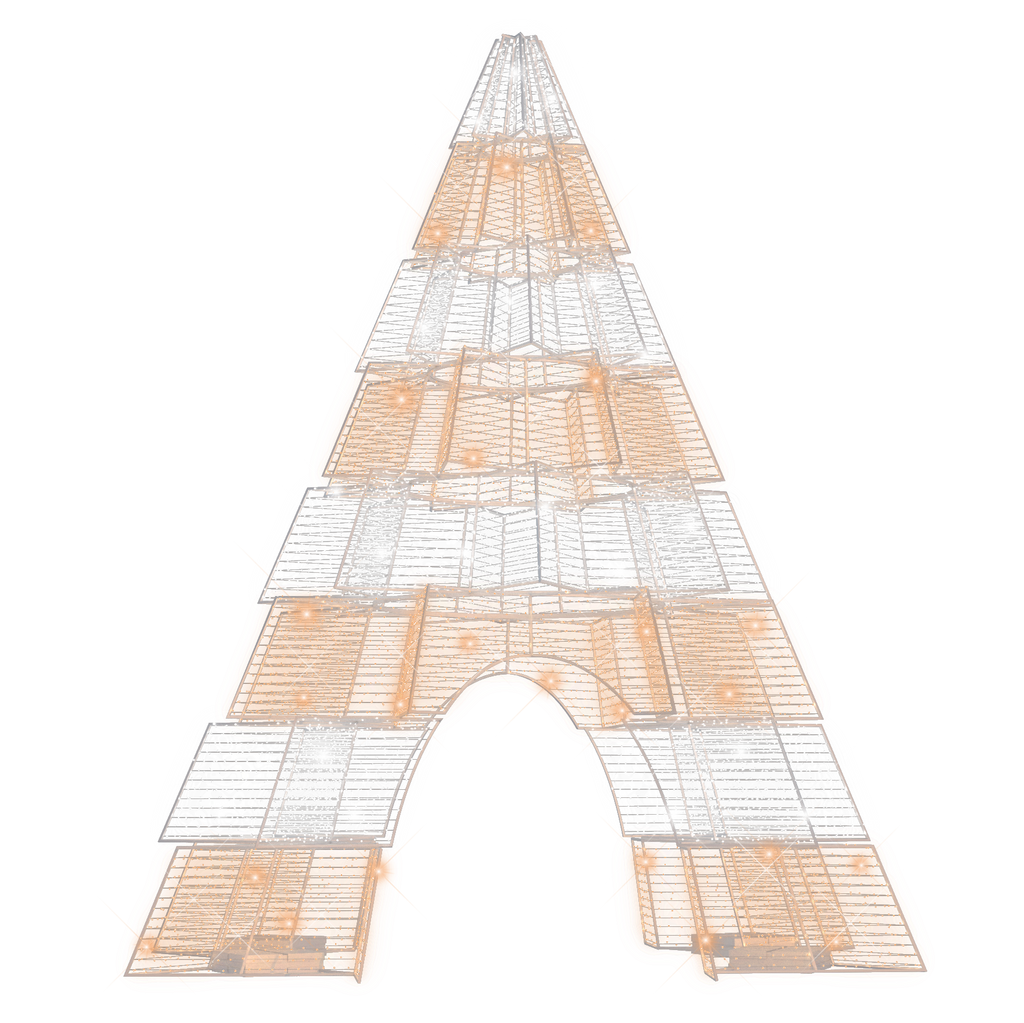 Walk Thru Polygon Tree - 32.8ft - artistic-holiday-designs