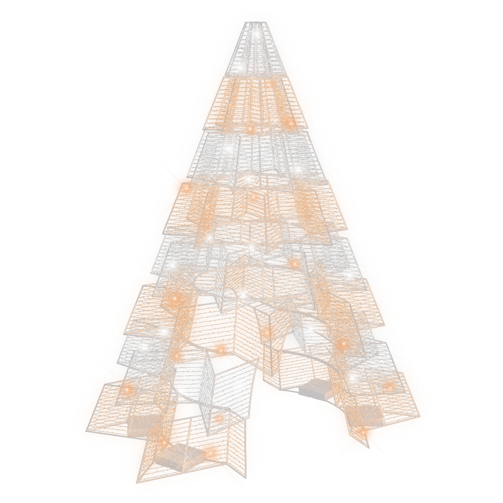 Walk Thru Polygon Tree - 32.8ft - artistic-holiday-designs