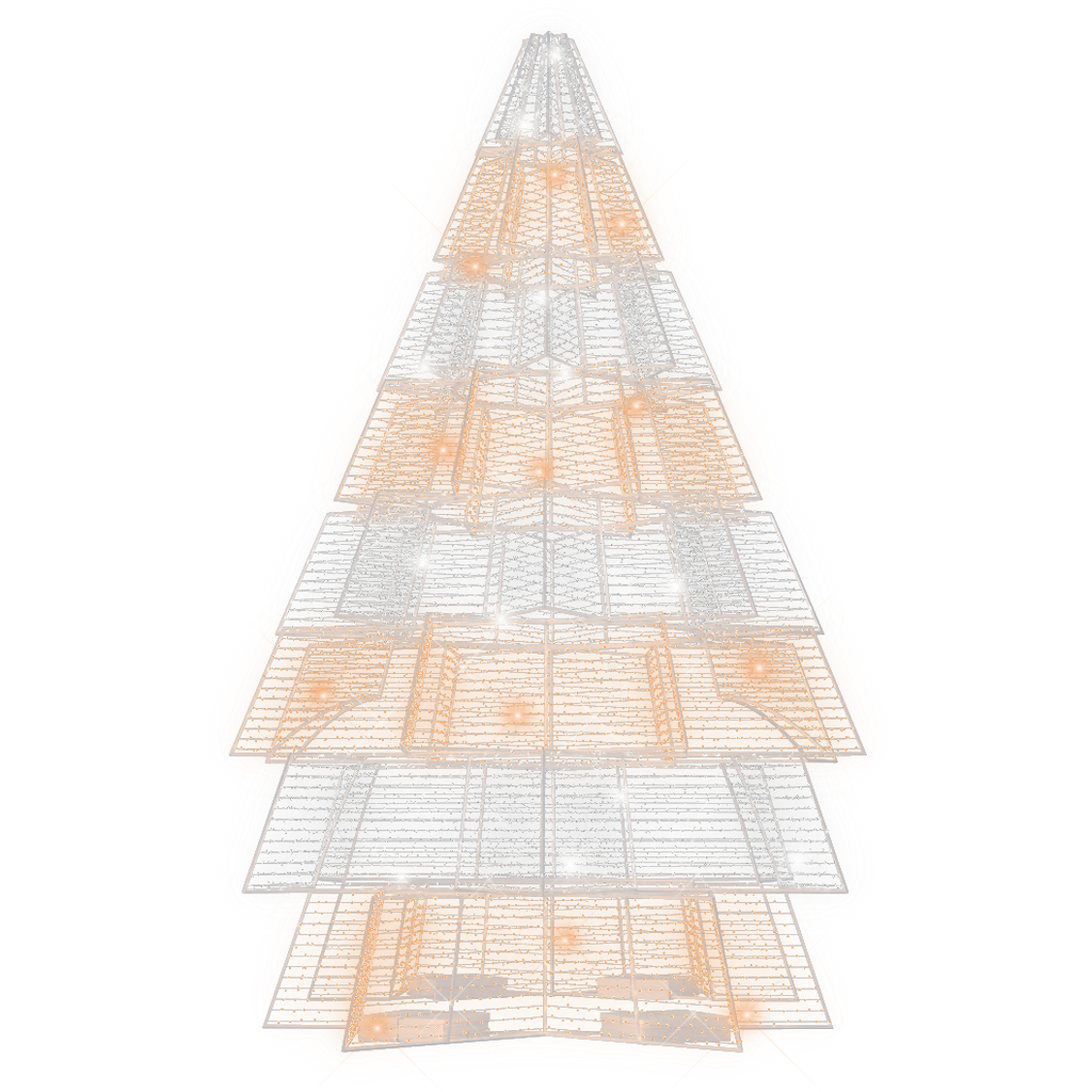 Walk Thru Polygon Tree - 32.8ft - artistic-holiday-designs