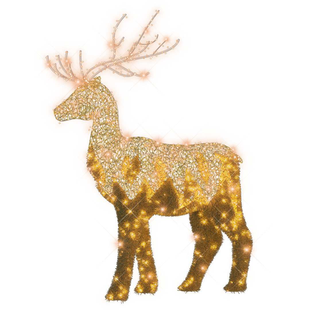 Gold Comet - 6.56ft - artistic-holiday-designs