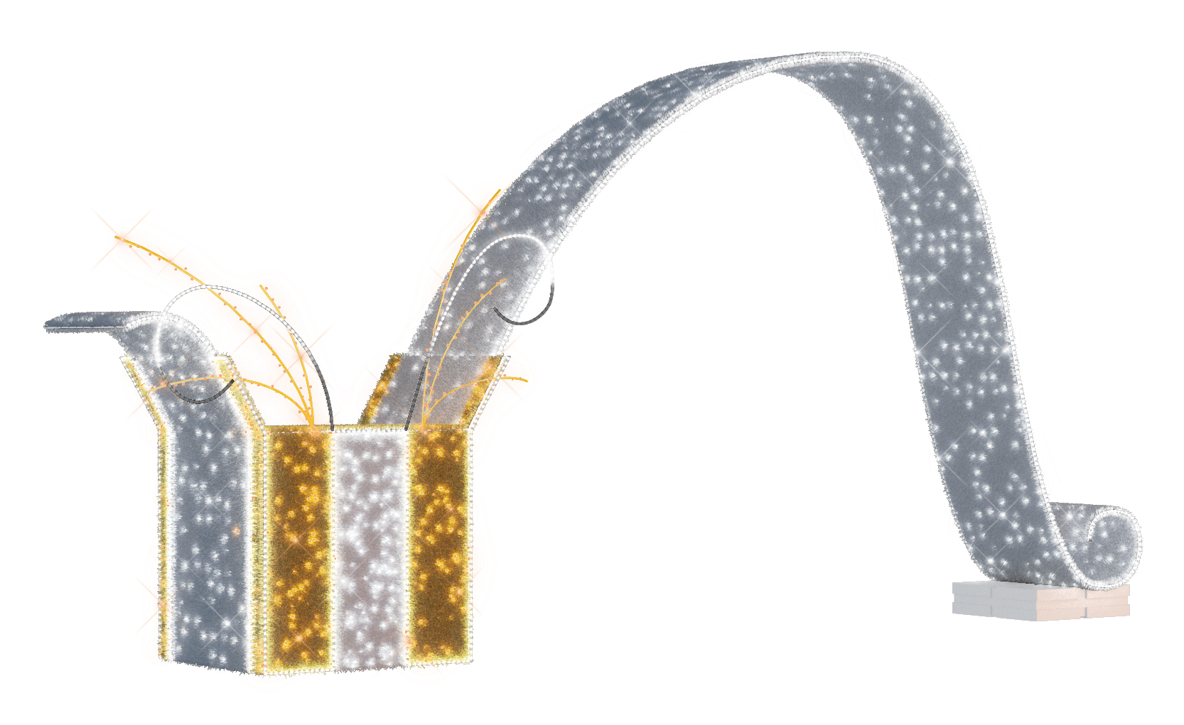 Animated Giftbox Ribbon - 9.84ft