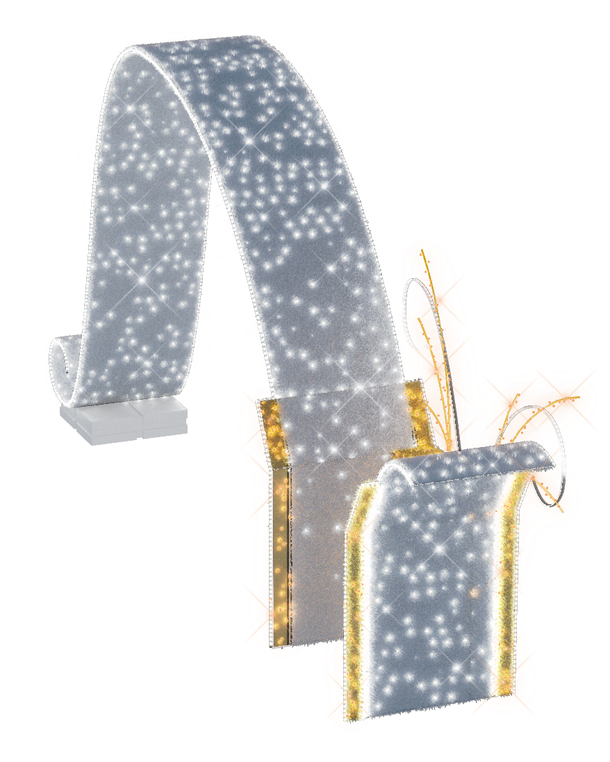 Animated Giftbox Ribbon - 9.84ft