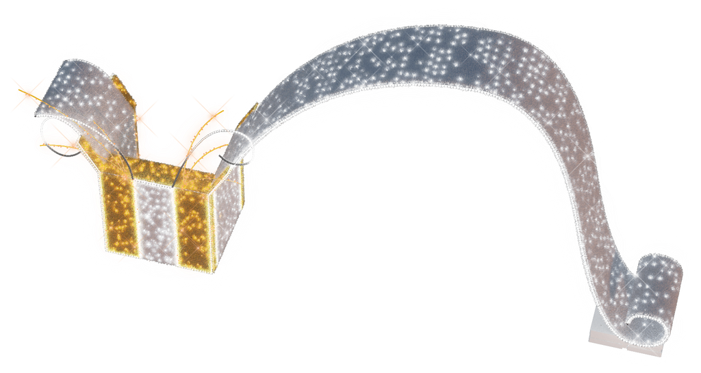 Animated Giftbox Ribbon - 9.84ft