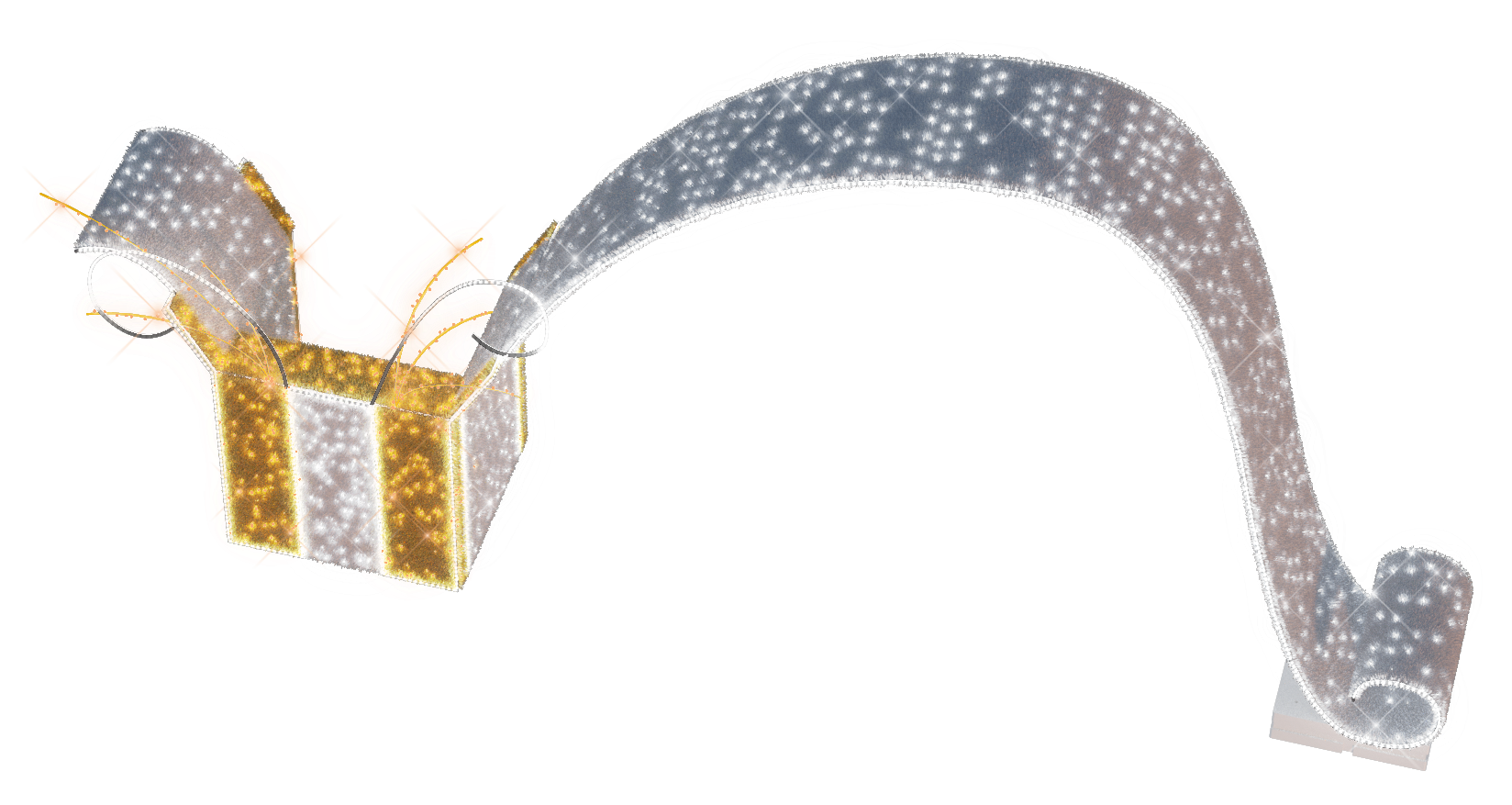 Animated Giftbox Ribbon - 9.84ft