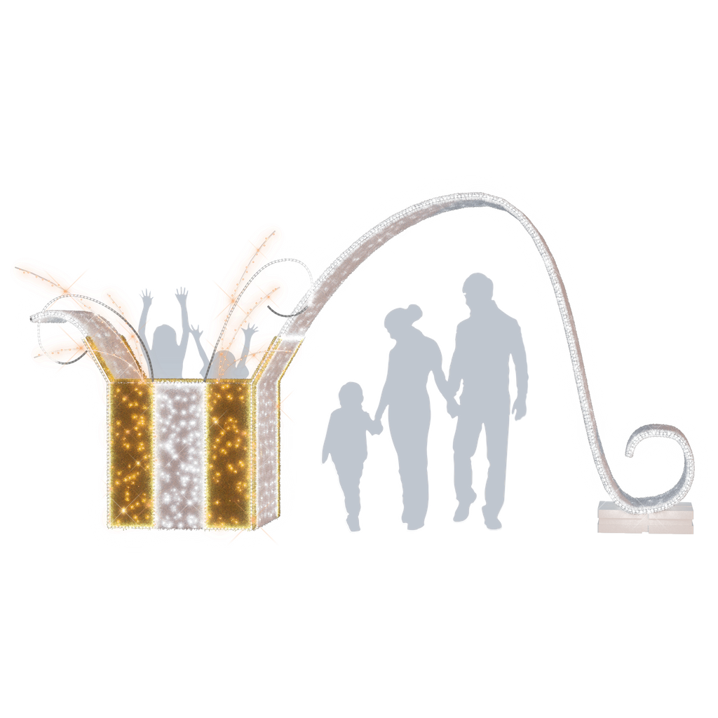 Animated Giftbox Ribbon - 9.84ft