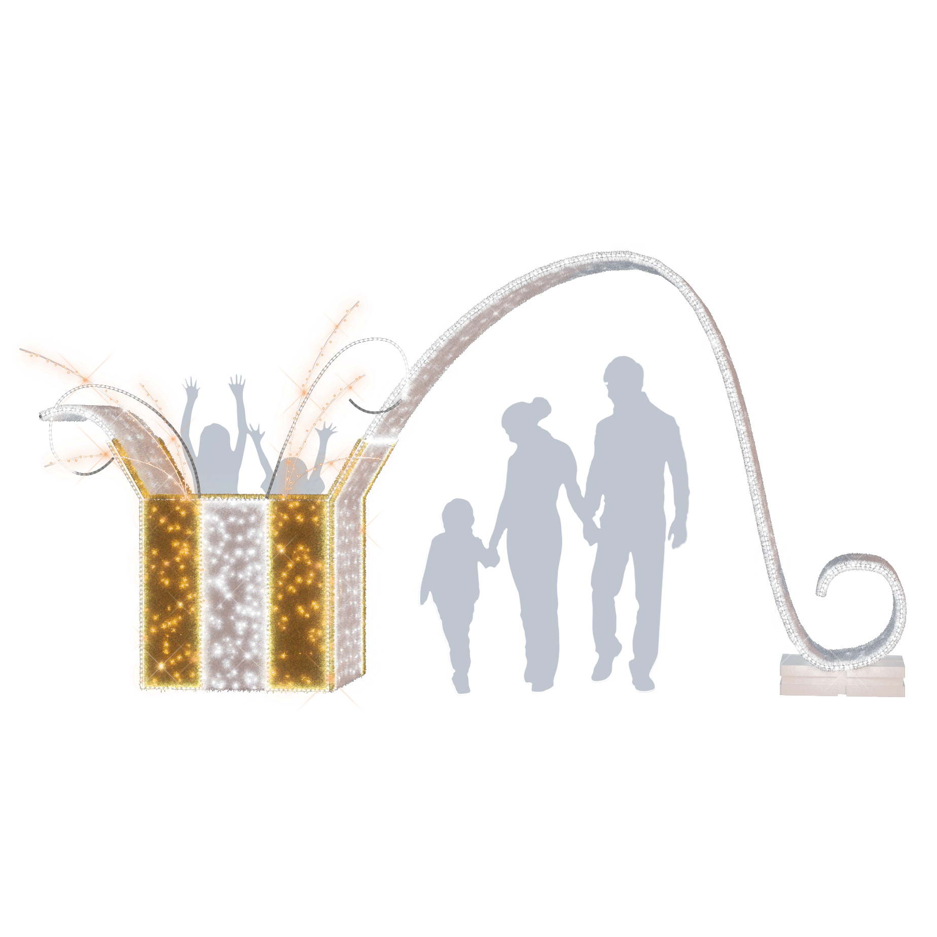 Animated Giftbox Ribbon - 9.84ft