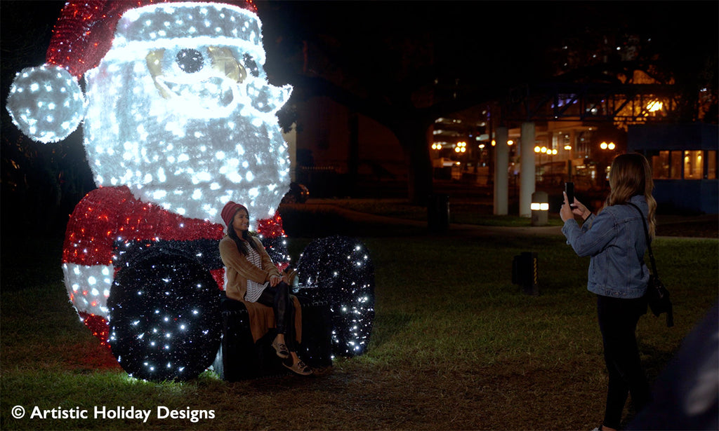 3D Santa - 11.15ft