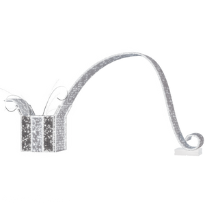 Silver Animated Giftbox Ribbon - 9.84ft
