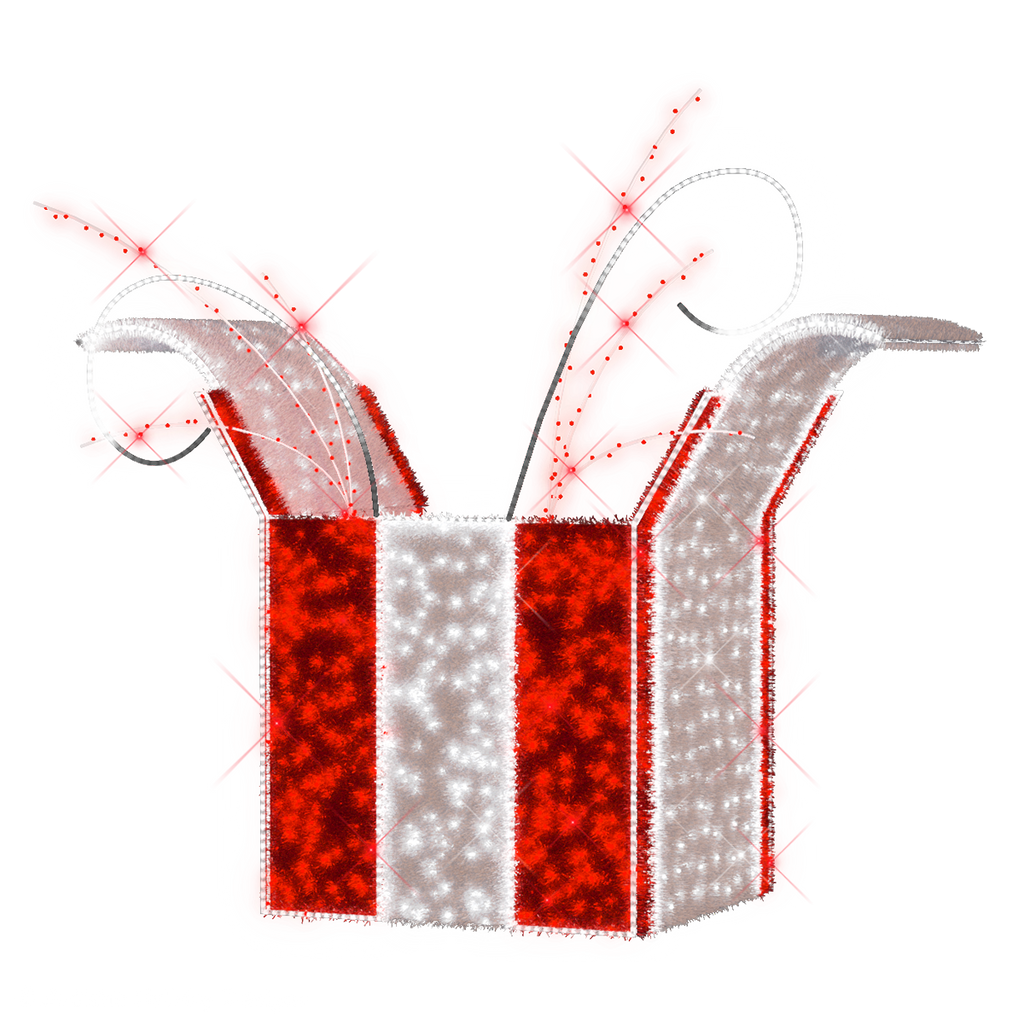 Red Giftbox Photo Booth 7.38ft