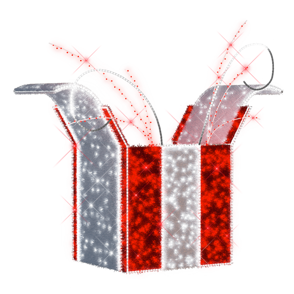 Red Giftbox Photo Booth 7.38ft