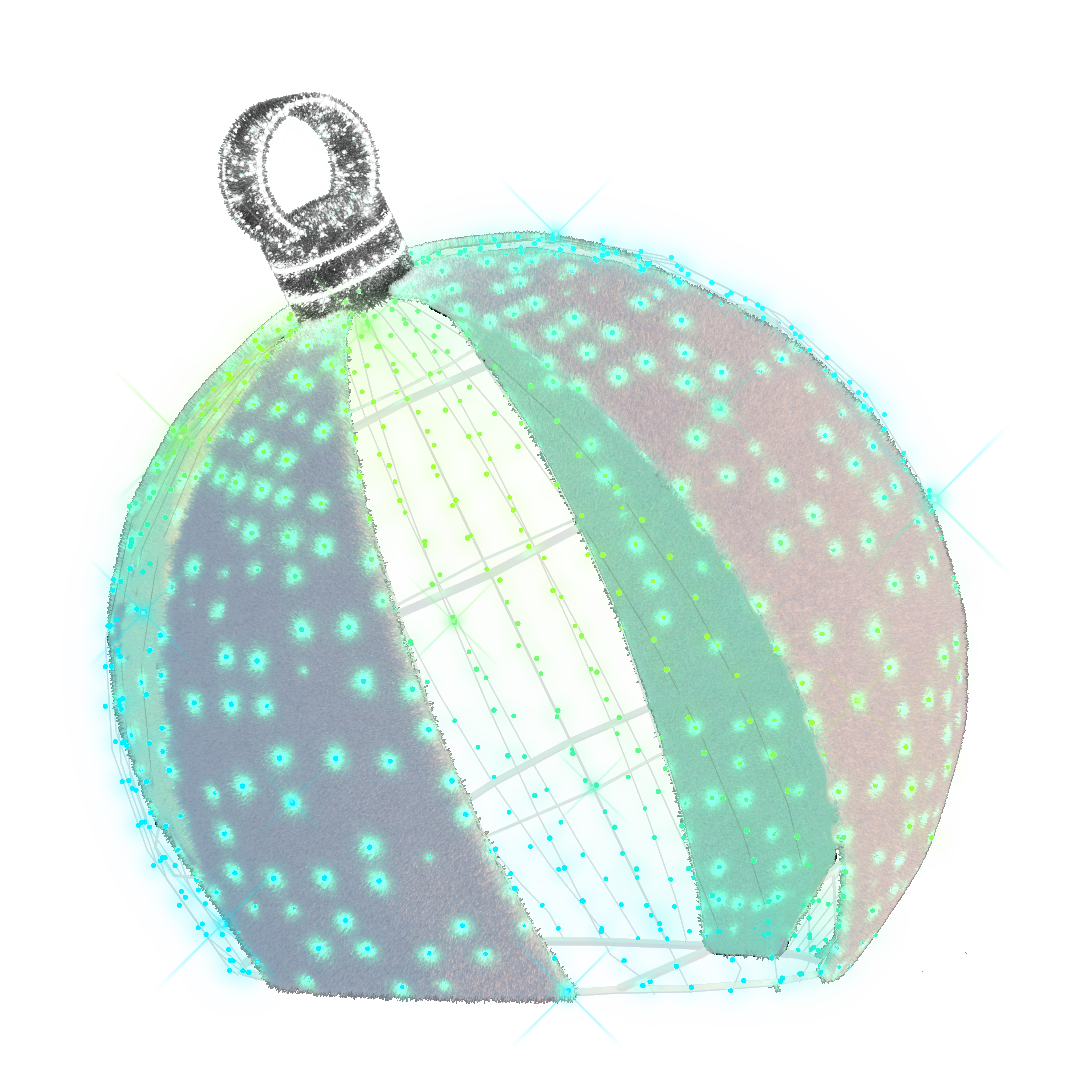 Infinity White Ornament 9.8ft