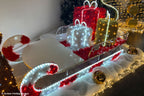 Candy Cane Sleigh - 4.59ft