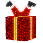 Santa Legs in Giftbox - 4.59ft