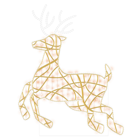 e-deco 2D Reindeer - 6.5ft