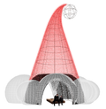 Walk thru Santa Hat - 32.8ft