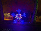 2D/3D Enchanted Blue Snowflake - 9.8ft