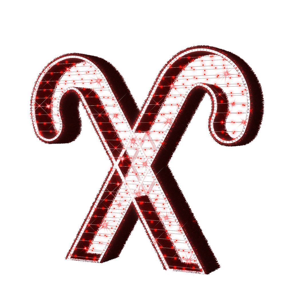 Majestic Red Candy Cane - 6.3ft