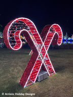 Large Majestic Red Candy Cane - 9.8ft