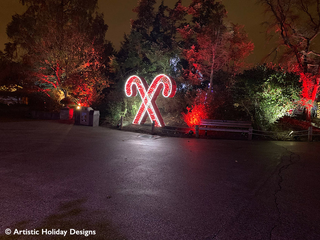 Large Majestic Red Candy Cane - 9.8ft