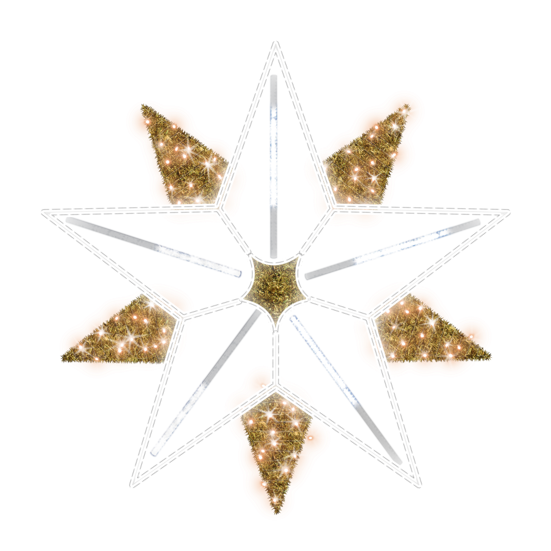 2D Gold Animated Pandora Flake - 4.26ft