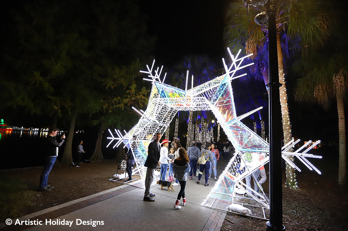 3D Walk Thru Snowflake - 15.85ft