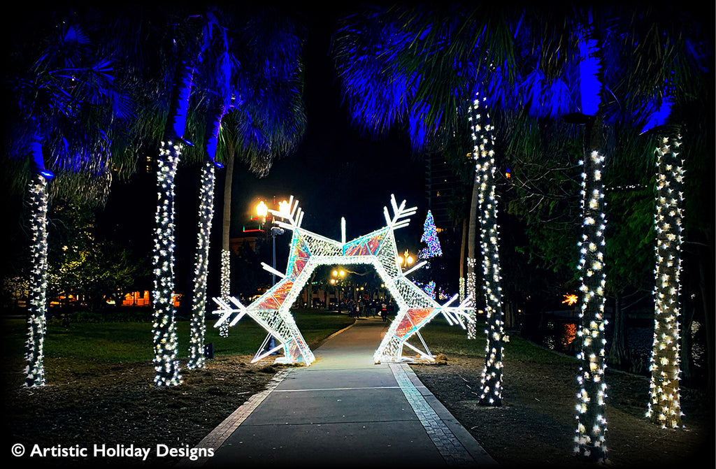 3D Walk Thru Snowflake - 15.85ft