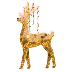 Reindeer in Gold with Gold Spangles - 9.84ft