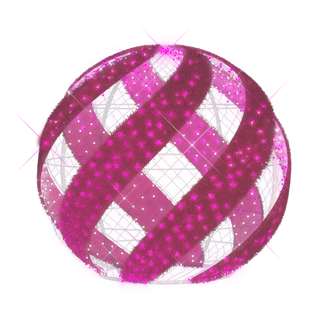 3D Pink Swirl Candy - 5.57ft