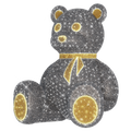 Silver 3D Teddy - 9.8ft