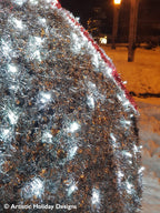 Silver 3D Snowman - 10.49ft